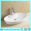 Venta directa de la fábrica de Chaozhou Lavabo oval con agujero